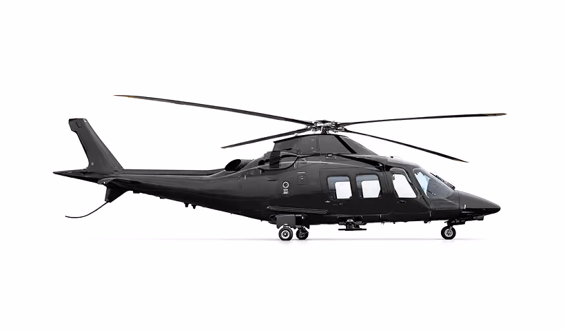 Twin-engine AgustaWestland AW109SP GrandNew helicopter offering VIP luxury travel