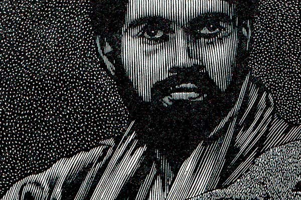 Barry Moser, The Prophet Amos, relief engraving, 1998–1999
