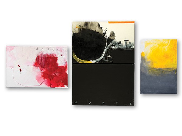 Vinicius Barajas, Easter, canvas triptych, 2018