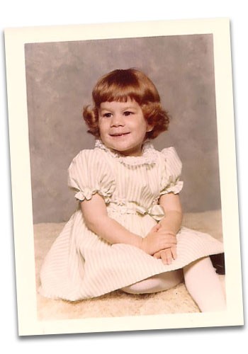 Tricia at age three