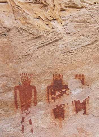 Fremont petroglyphs, Jones Hole. Photograph by Kari Nielsen.
