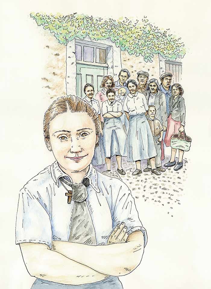 Jason Landsel, portrait of Madeleine Delbrêl