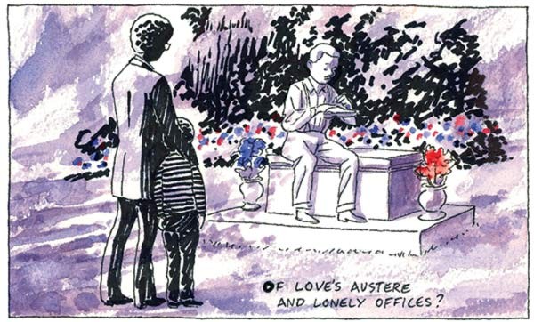 Of love's austere and lonely offices? 