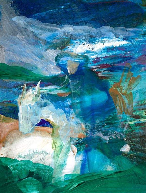 The prophet Baalam painting by Yoram Raanan