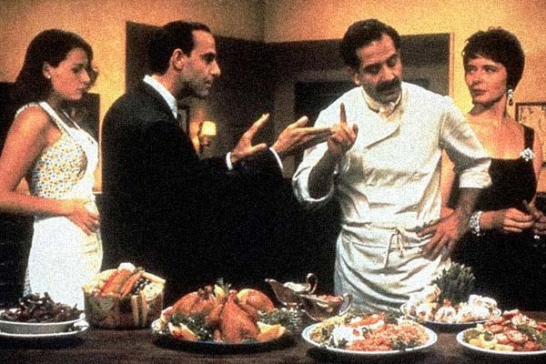 still from the 1996 movie Big Night