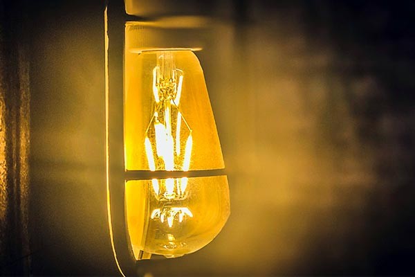 golden lightbulb