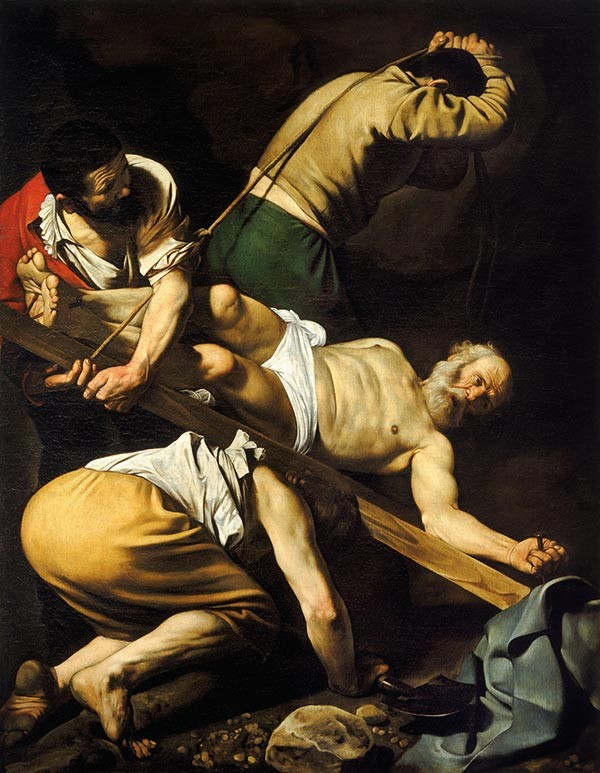 Crucifixion of St. Peter, a painting by Caravaggio