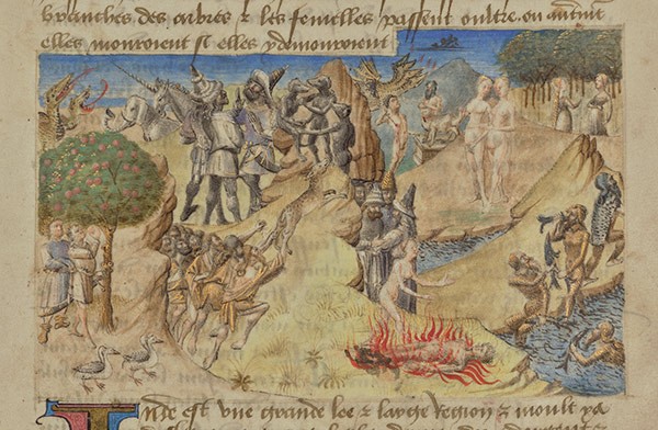 medieval illustrations of India