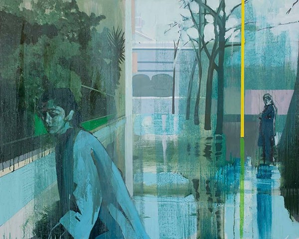 painting of a sad woman