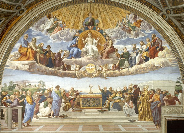 Raphael’s La Disputa del Sacramento
