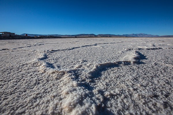 a salt flat in Argentina