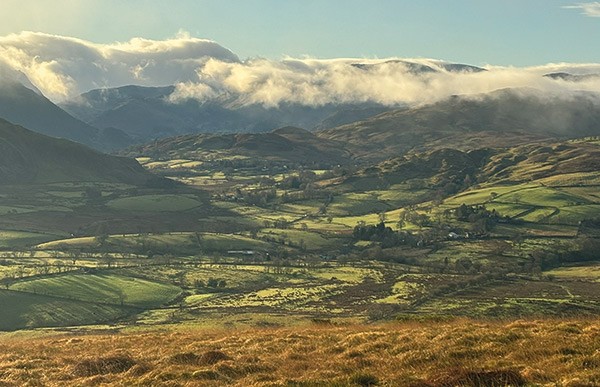 view of a valley