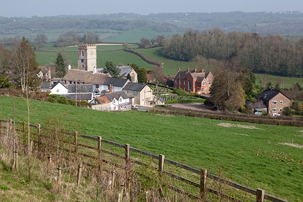 A village in Devon