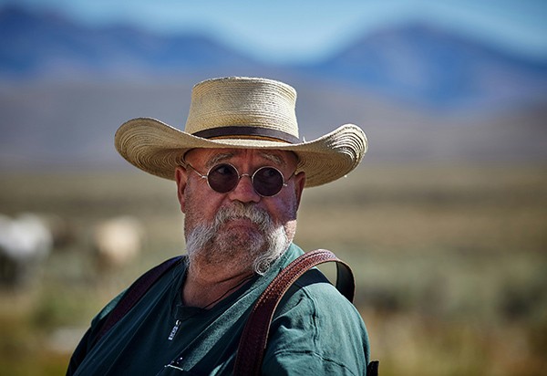 portrait of an old farmer