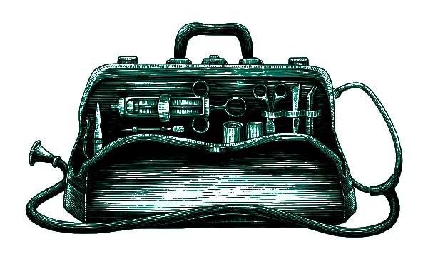 illustration of a doctors bag