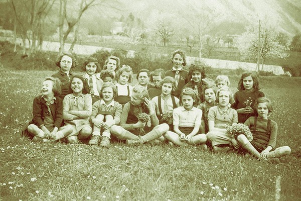 a group of children