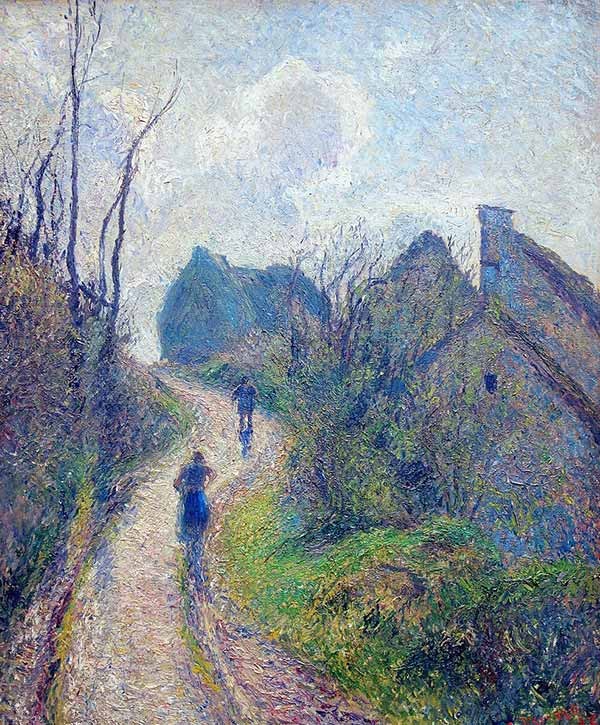 painting of a road