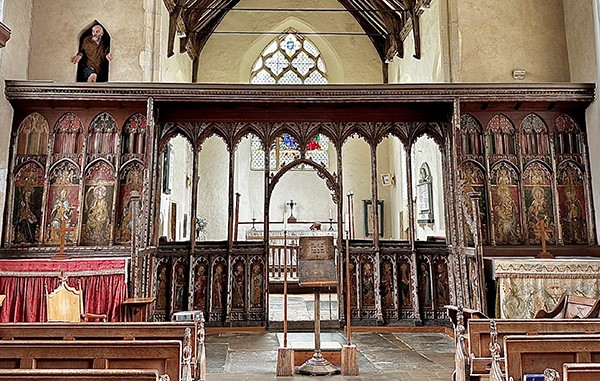 The screen at Ranworth