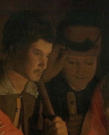 a shepherd at the nativity