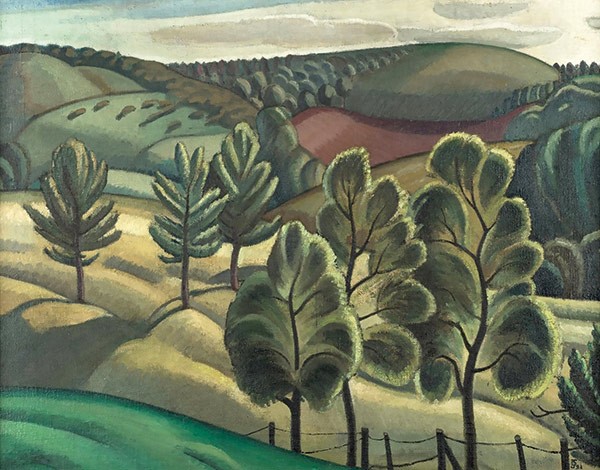 painting of English countryside