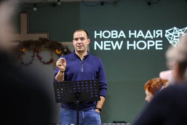 a preacher giving a sermon