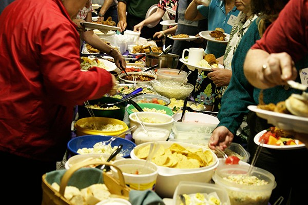 potluck food