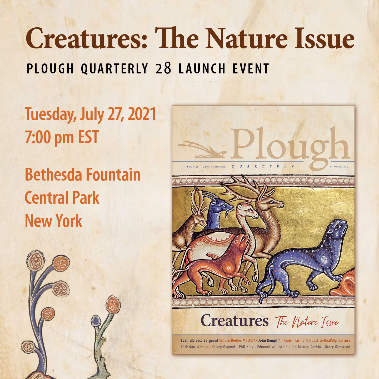 Summer 2021 Issue Launch Party