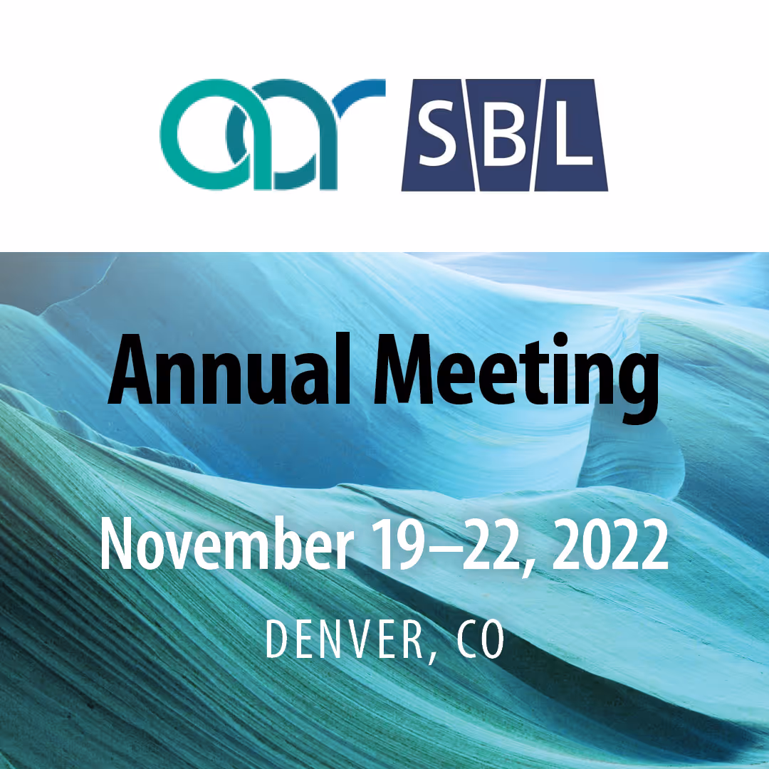 2022 AAR/SBL Annual Meeting