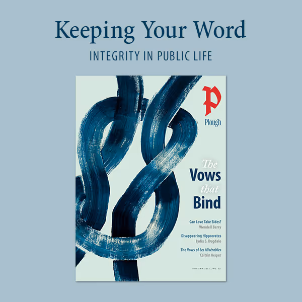 Keeping Your Word: Integrity in Public Life
