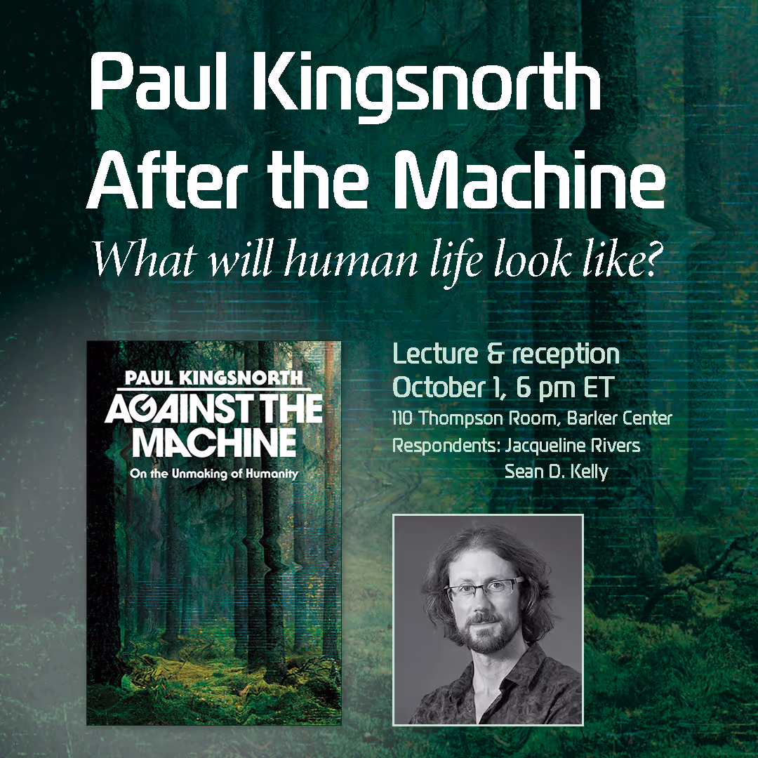 Paul Kingsnorth: After the Machine