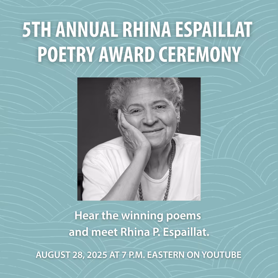 Rhina Espaillat Poetry Award Ceremony 2025