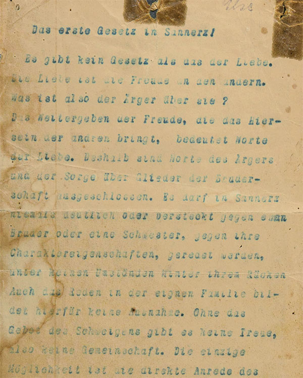 old document