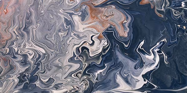 lavender, pink, and navy blue abstract swirls