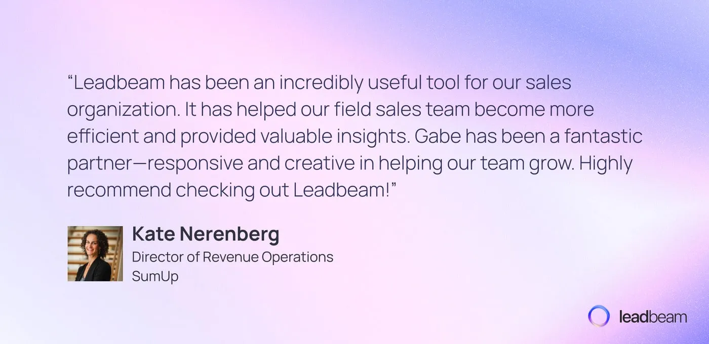 How Point-of-Sale Leader, SumUp, Captured 400% More Sales Activity with Leadbeam
