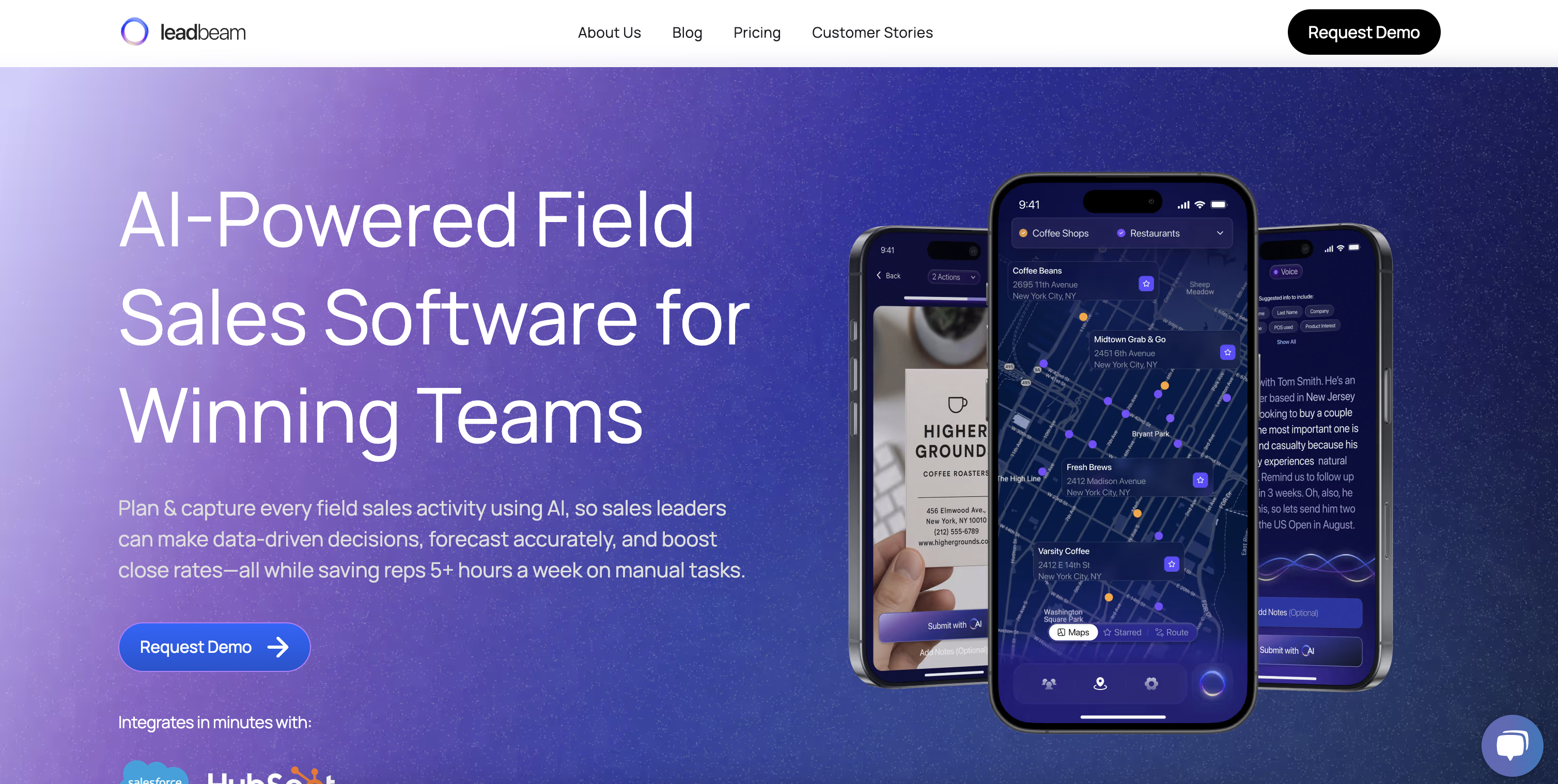 Leadbeam: Your Ultimate AI-Powered Field Sales Software