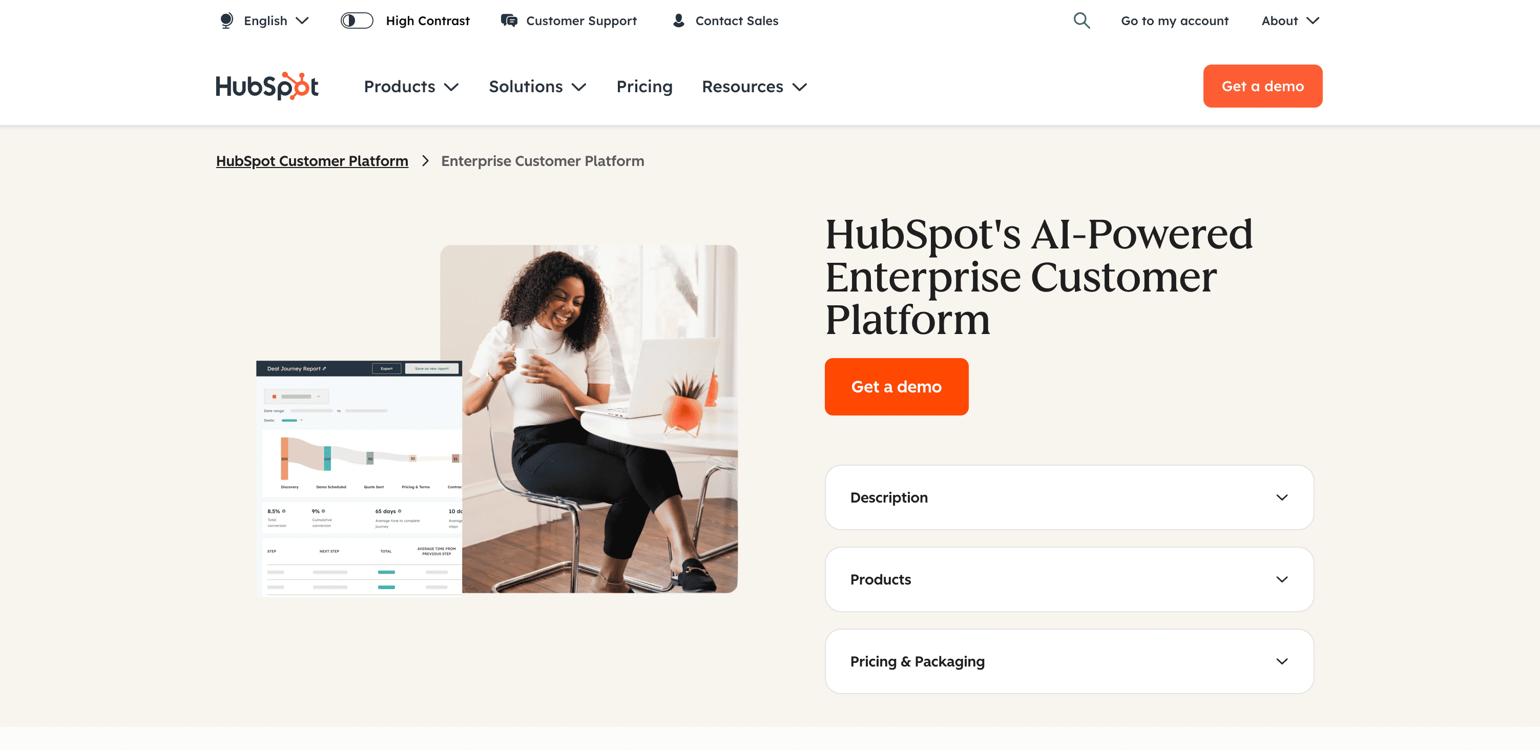 #3 Enterprise Sales Software - HubSpot Enterprise CRM: Best-in-Class for Sales, Marketing, and Service Alignment