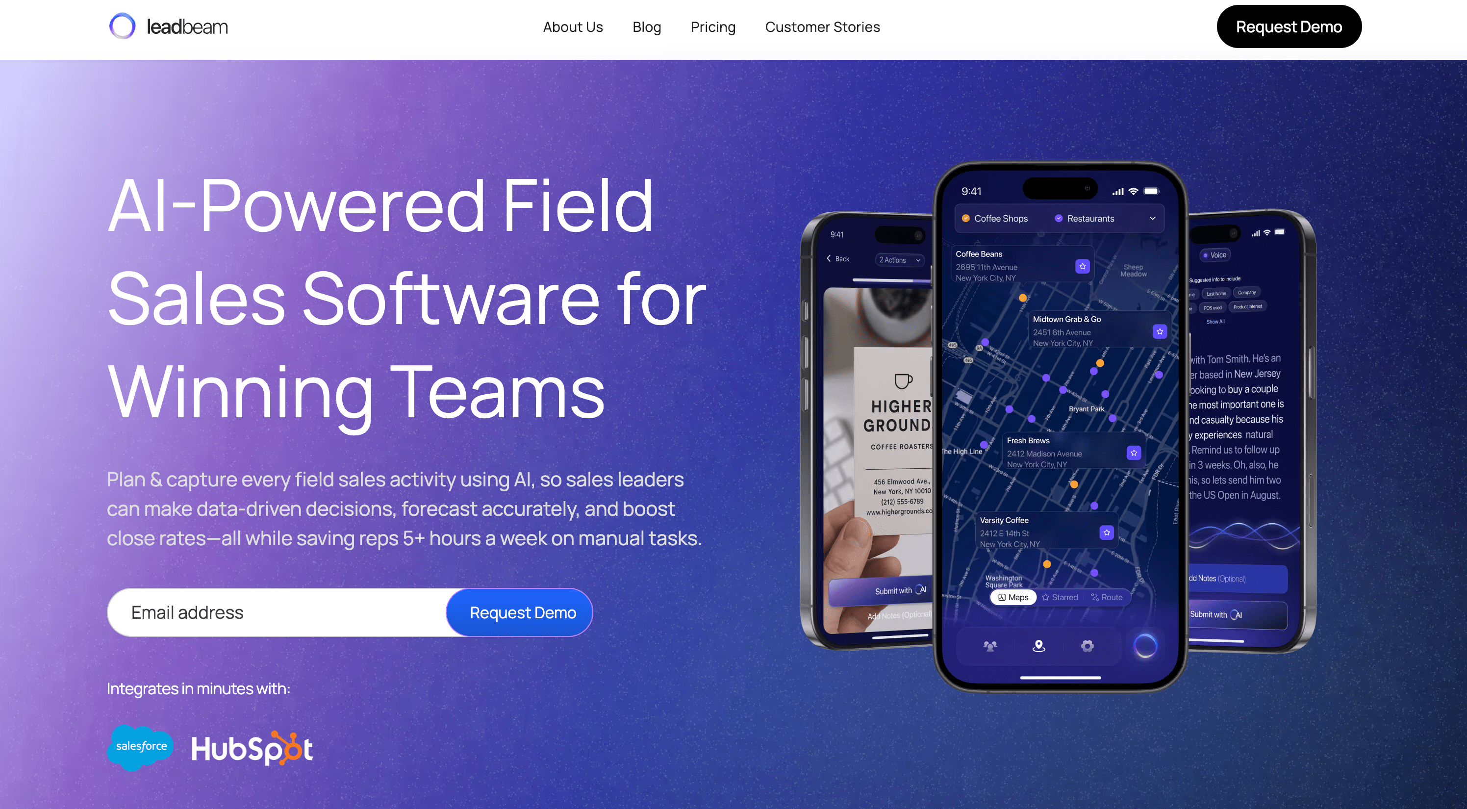 Leadbeam - #1 Salesforce Maps Alternative