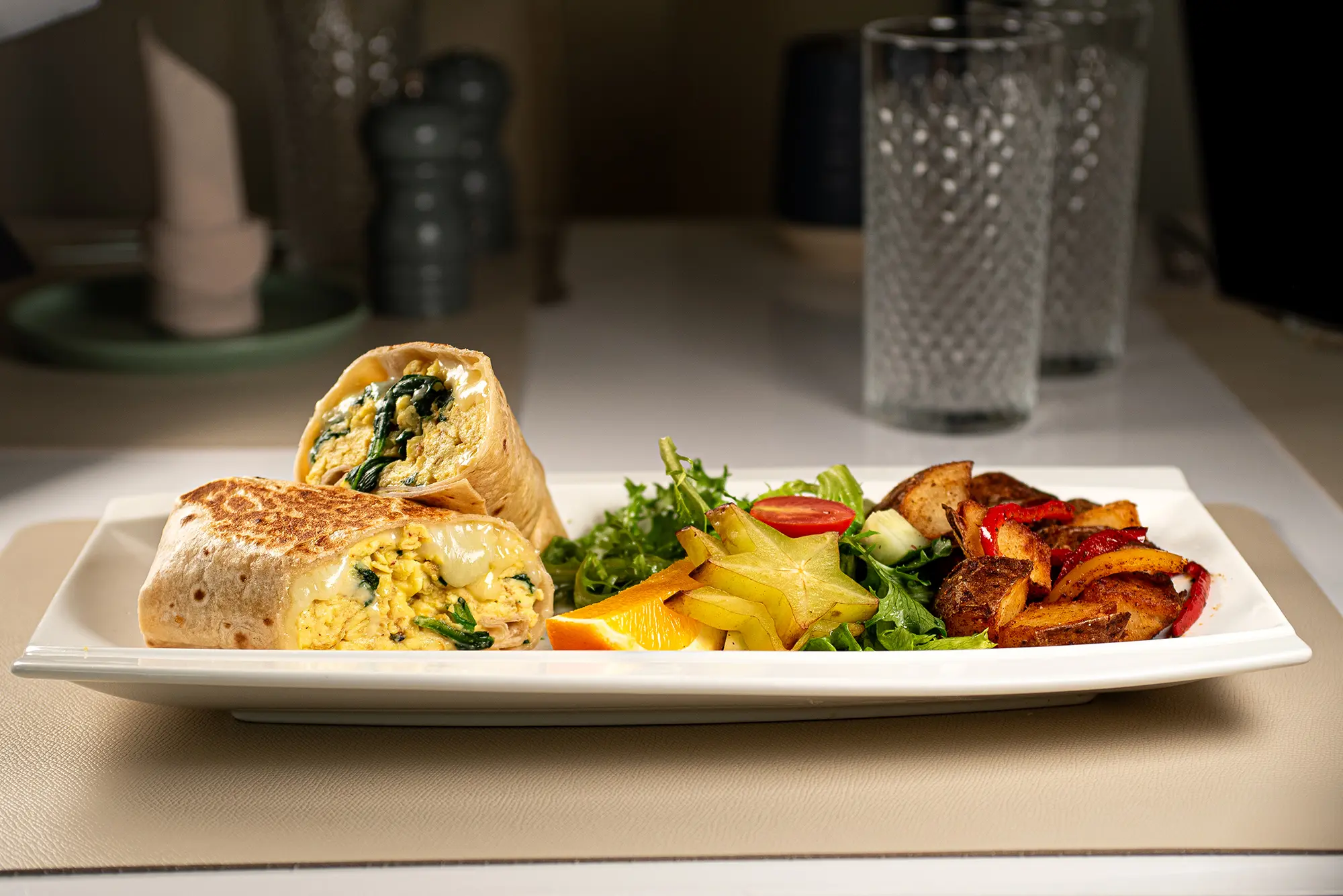 Scrambled Eggs Burrito — Pappardello Restaurant