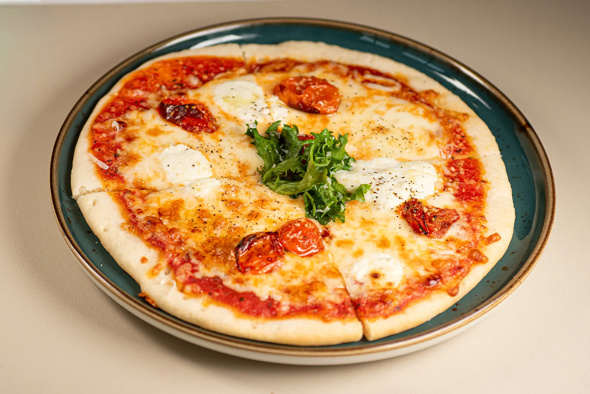 Margarita Flatbread — Pappardello Restaurant