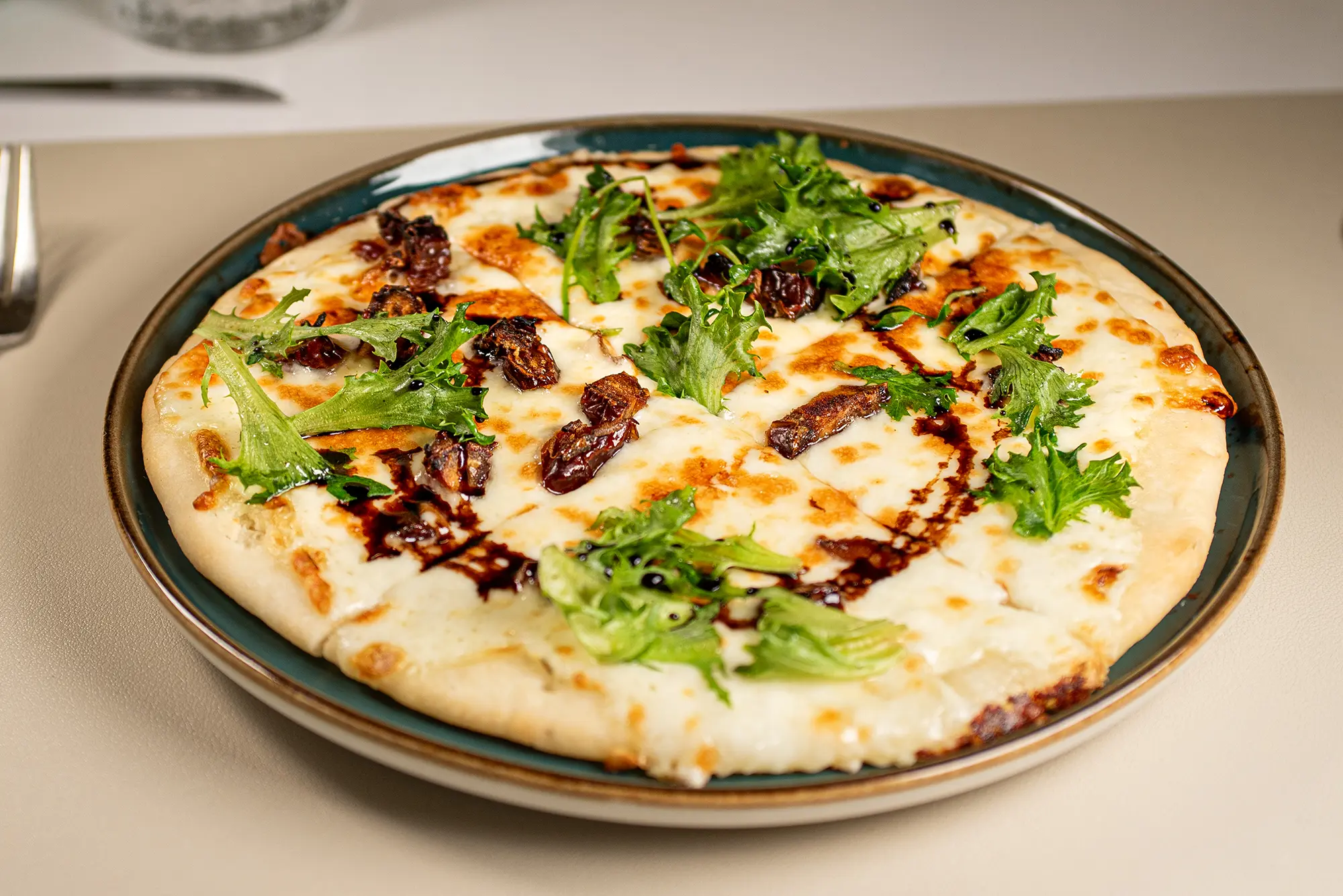 Fig & Asiago Flatbread — Pappardello Restaurant