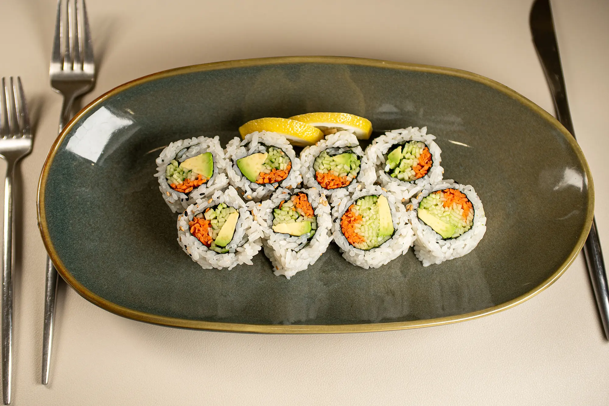 Sushi Classic Vegetable Roll — Pappardello Restaurant