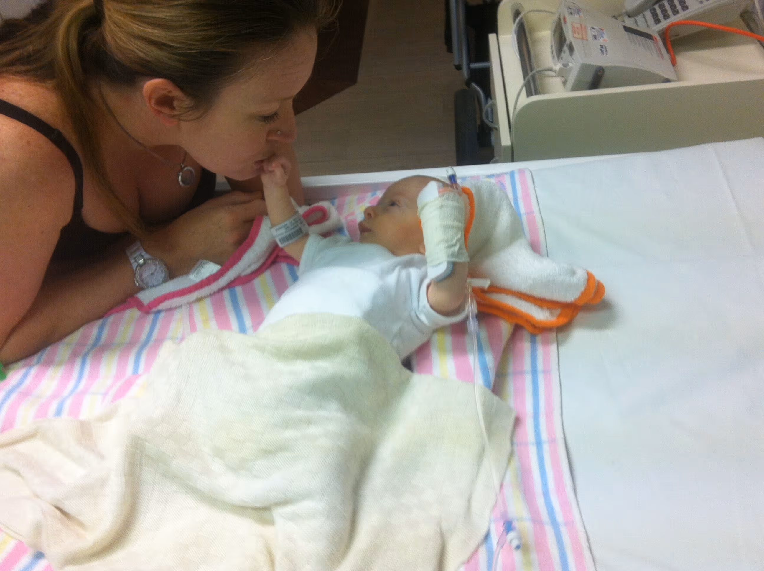 Child in hospital