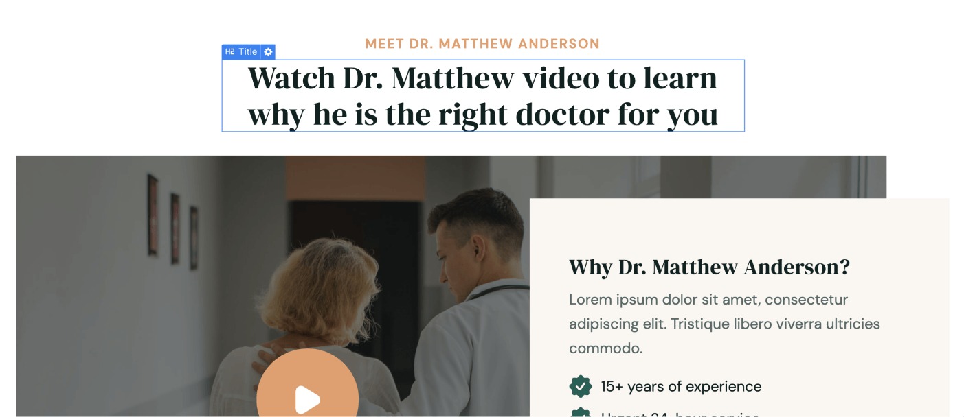 Static Content - Doctor Webflow Template