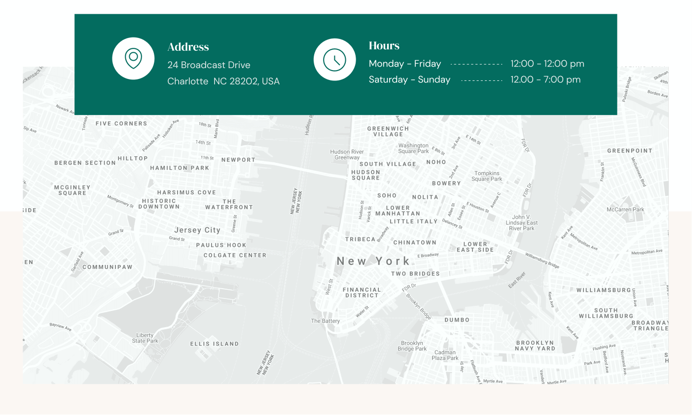 About Map - Doctor Webflow Template