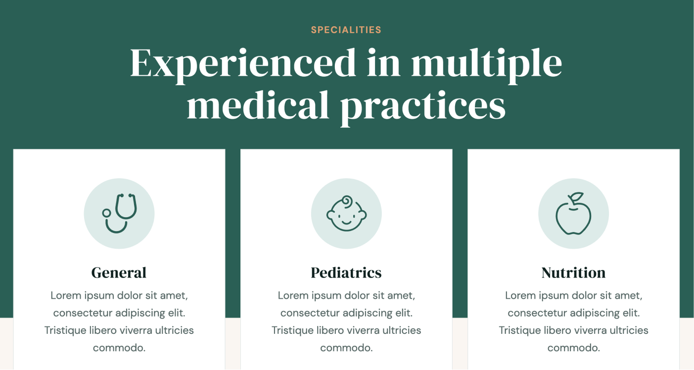 Icons And Graphics - Doctor Webflow Template