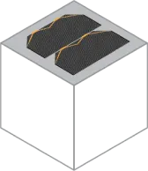 1U CubeSat Solar Panel as a part of Dhruva Space's CubeSat Solar Panels solutions.