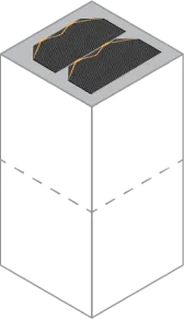 2U CubeSat Solar Panel as a part of Dhruva Space's CubeSat Solar Panels solutions.