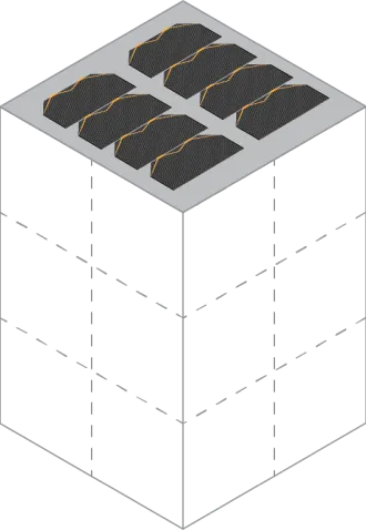 12U CubeSat Solar Panel as a part of Dhruva Space's CubeSat Solar Panels solutions.
