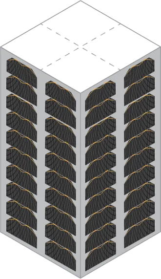 16U CubeSat Solar Panel as a part of Dhruva Space's CubeSat Solar Panels solutions.
