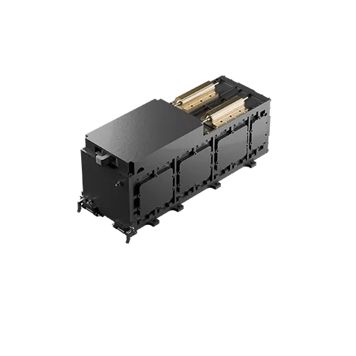 Dhruva Space Orbital Deployer 3U Metal in a stowed state.